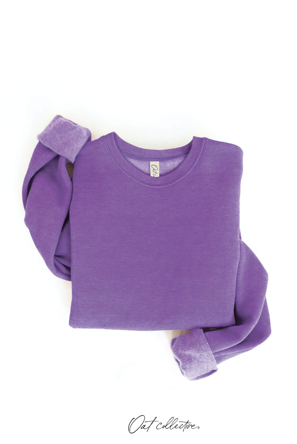 OAT COLLECTIVE | Premium Basic Solid Graphic Sweatshirt