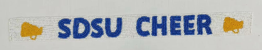 SDSU Cheer Beaded Purse Strap