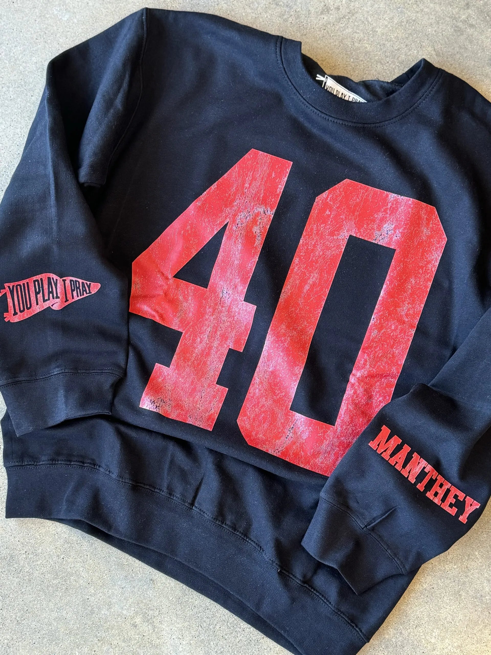 CUSTOM #1 FAN SWEATSHIRT | MULTIPLE STYLES