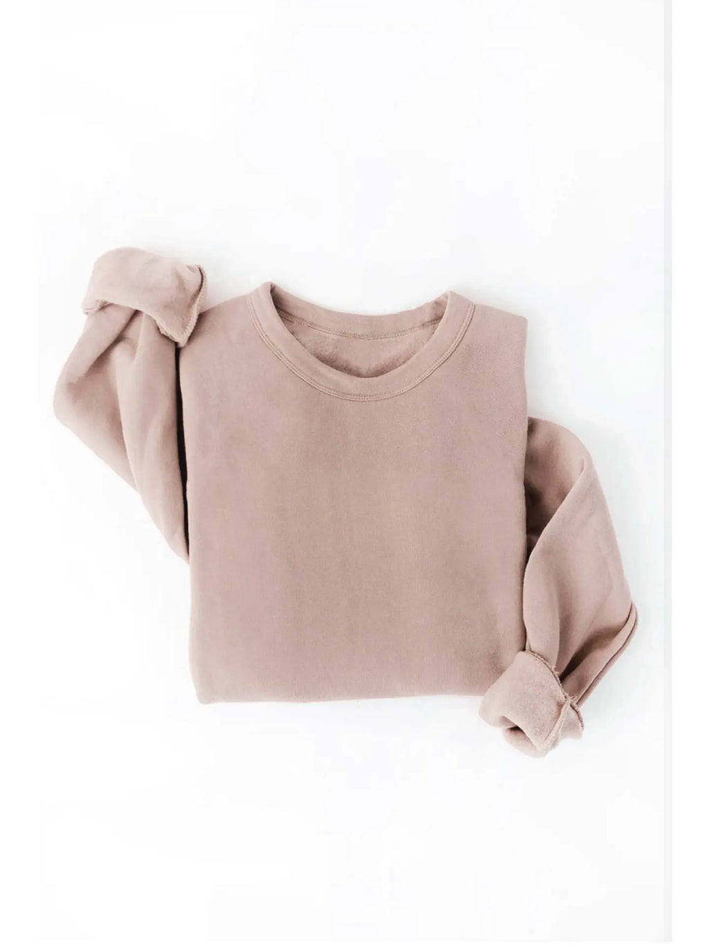 OAT COLLECTIVE | Premium Basic Solid Graphic Sweatshirt