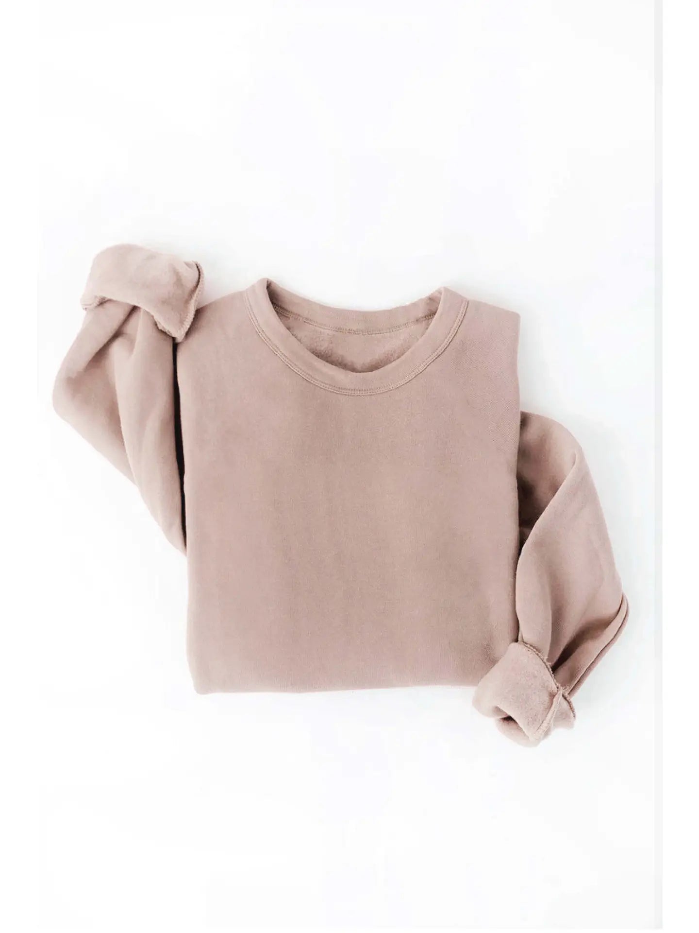 OAT COLLECTIVE | Premium Basic Solid Graphic Sweatshirt